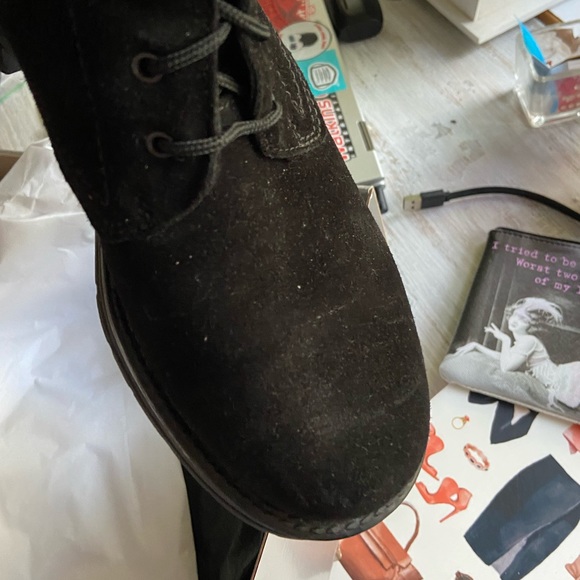 La Canadienne Ginny Black Suede Boots 
